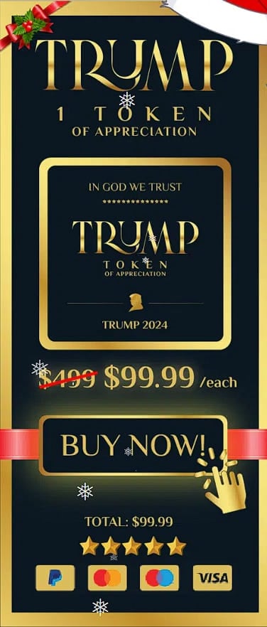 Trump Token of Appreciation — 3 Token Family Pack, best value bundle